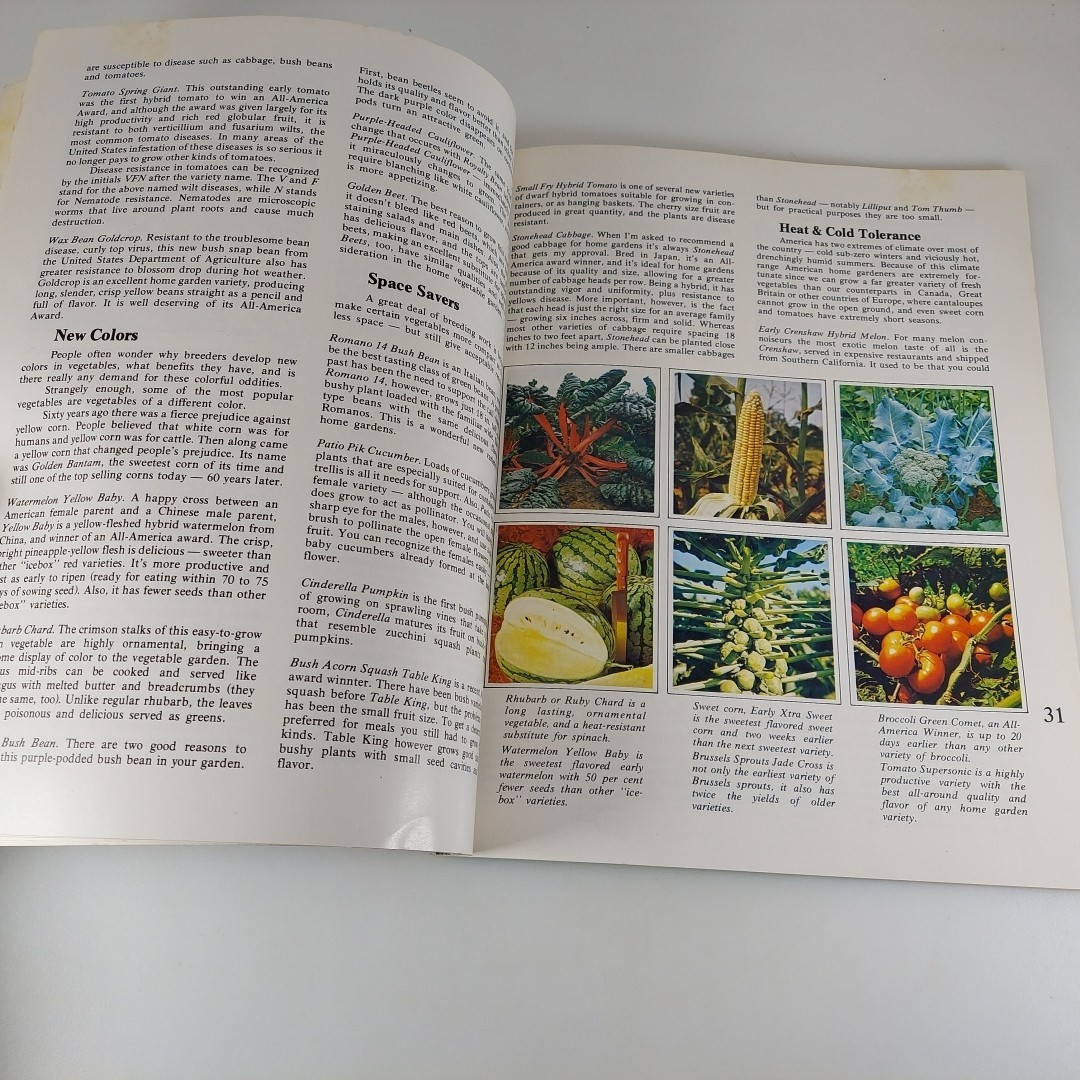 How To Plant A Vegetable Garden Derek Fell Countryside Books 1975 Illustrated PB