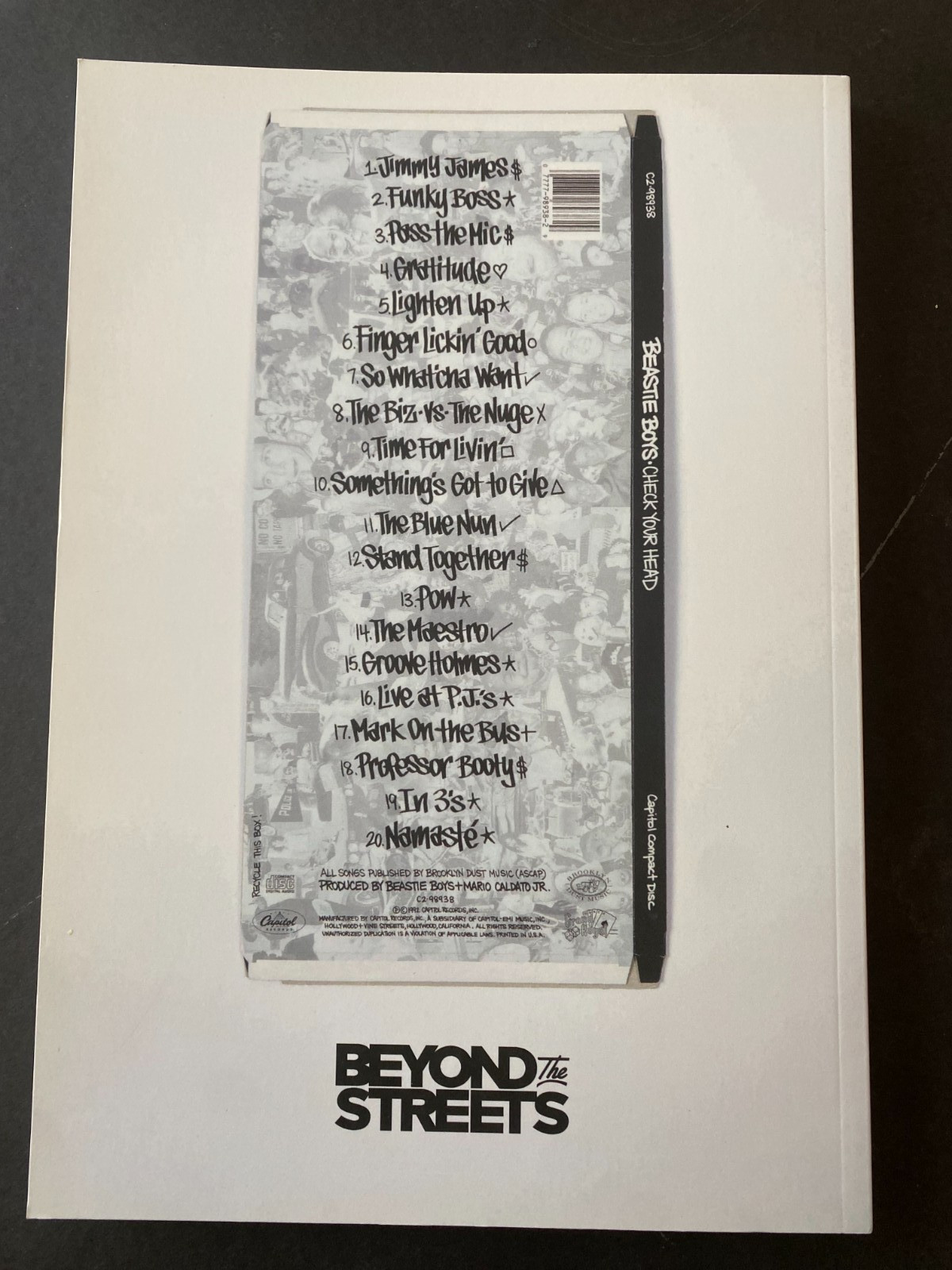 BEASTIE BOYS Check Your Head Stuff Volume 3 Zine Beyond The Streets Ad Rock
