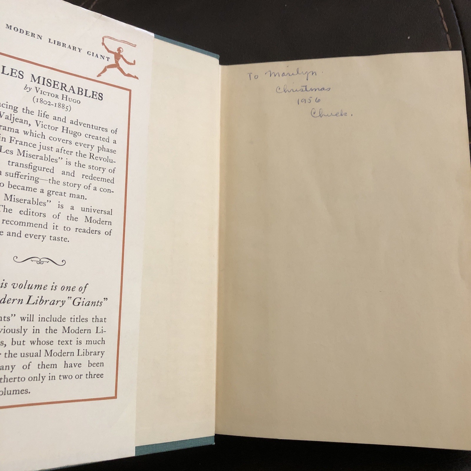 Les Miserables – Victor Hugo Unabridged, Vintage 50’s Hardcover Dust Jacket