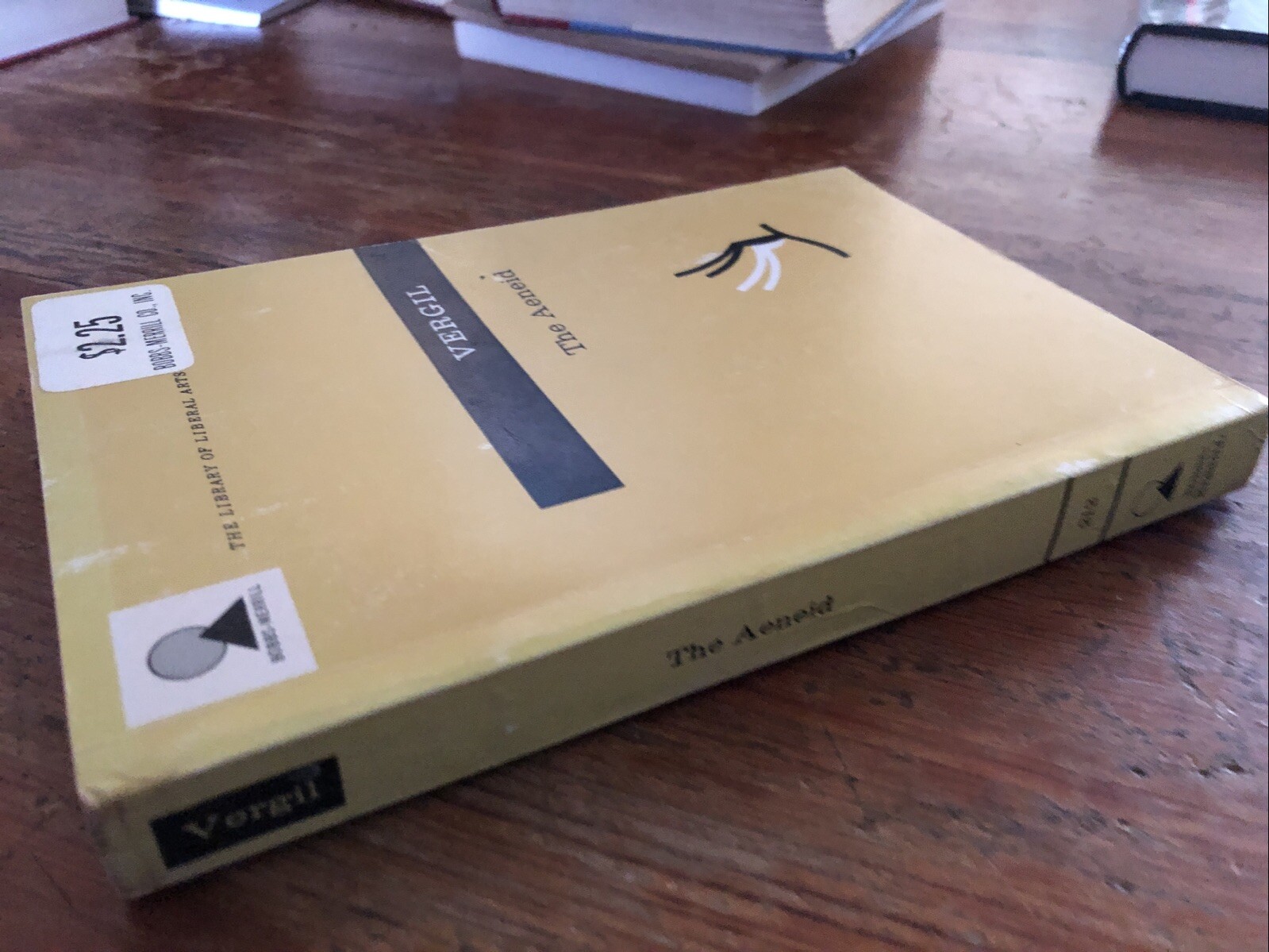 The Aeneid Vergil (1965) Library of Liberal Arts 212 Copley Univ of Michigan