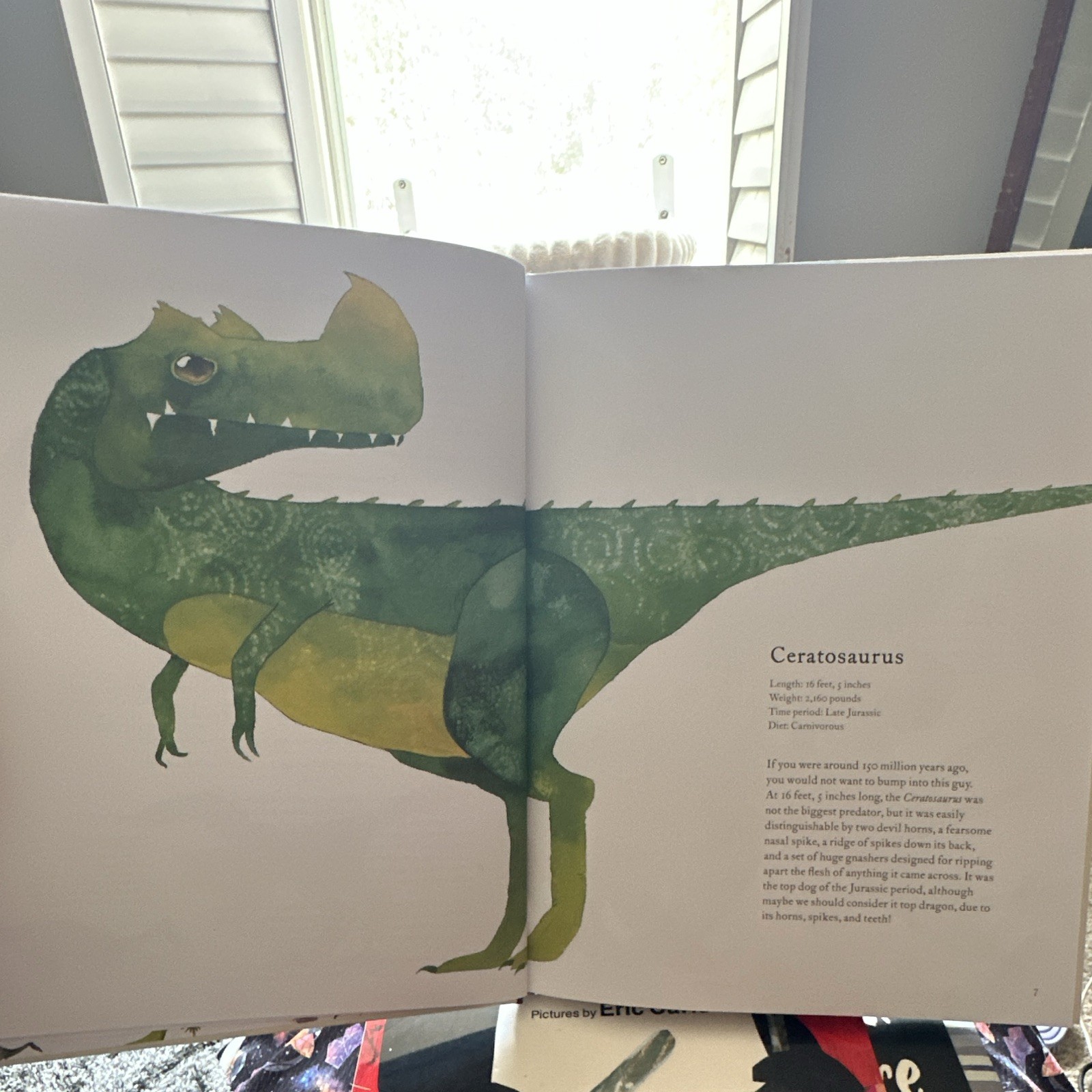 Matt Sewell The Colorful World of Dinosaurs Hardcover 2018 Princeton Ages 4-8