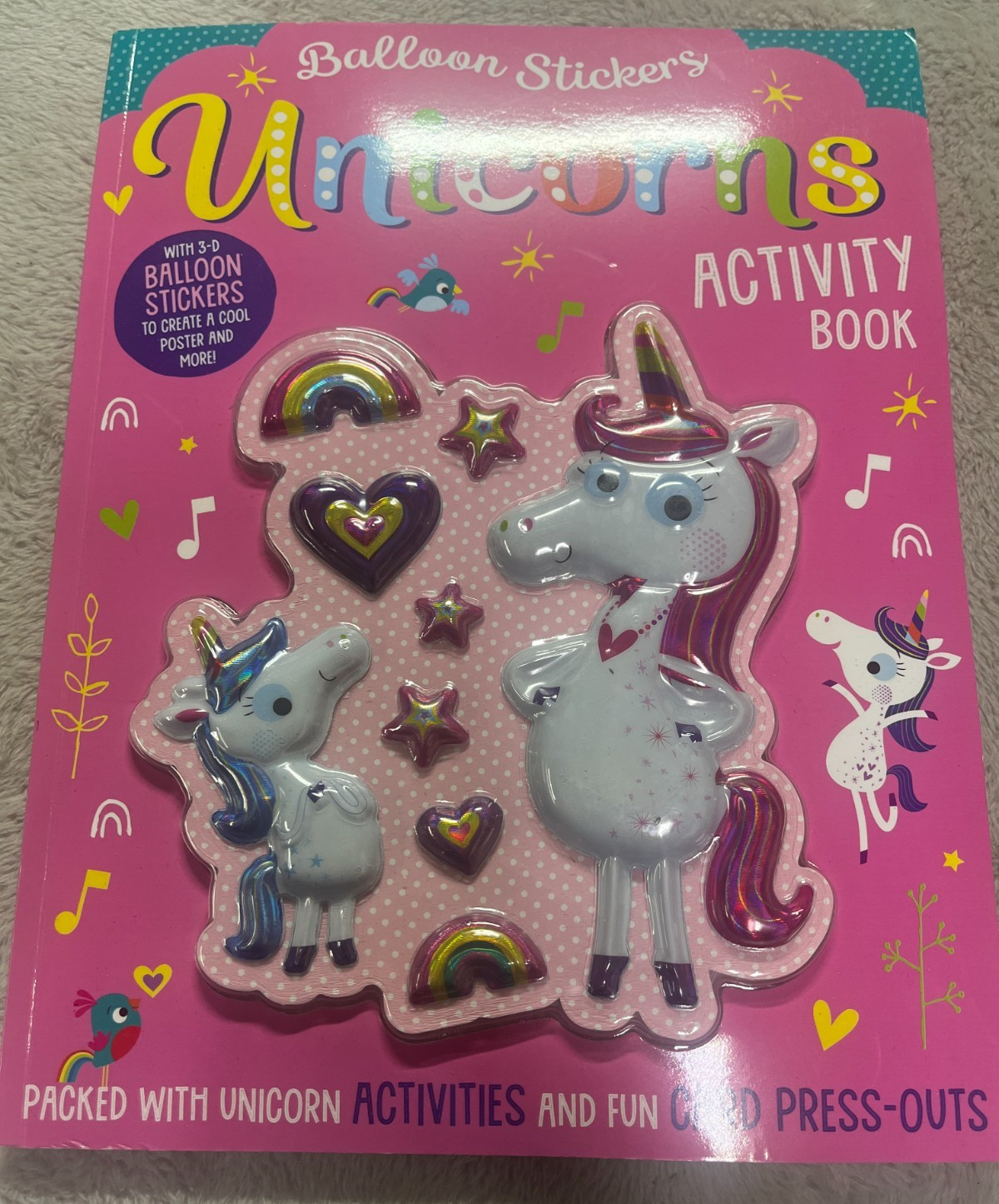Unicorns Activity Book by Stuart Lynch (English) Paperback Book