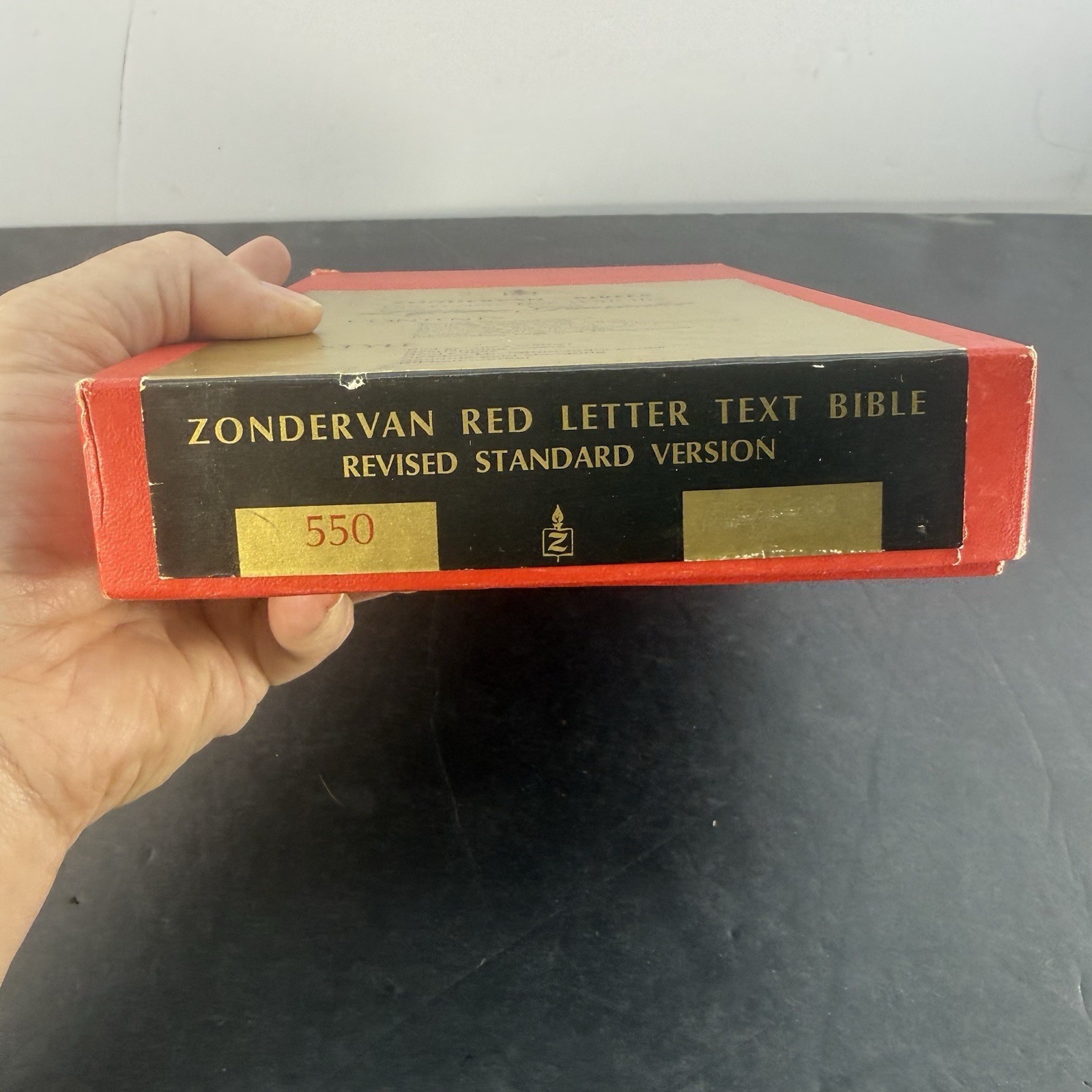 1952 Zondervan Holy Bible Red Letter Text Red Cover With Box