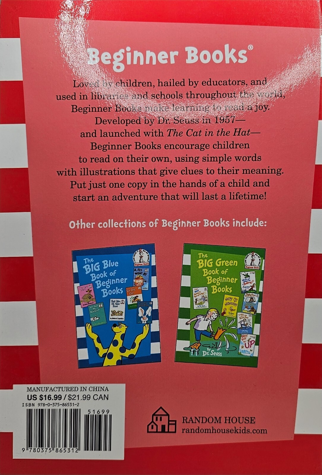 Beginner Books(R) Ser.: The Big Red Book of Beginner Books by Al Perkins,…