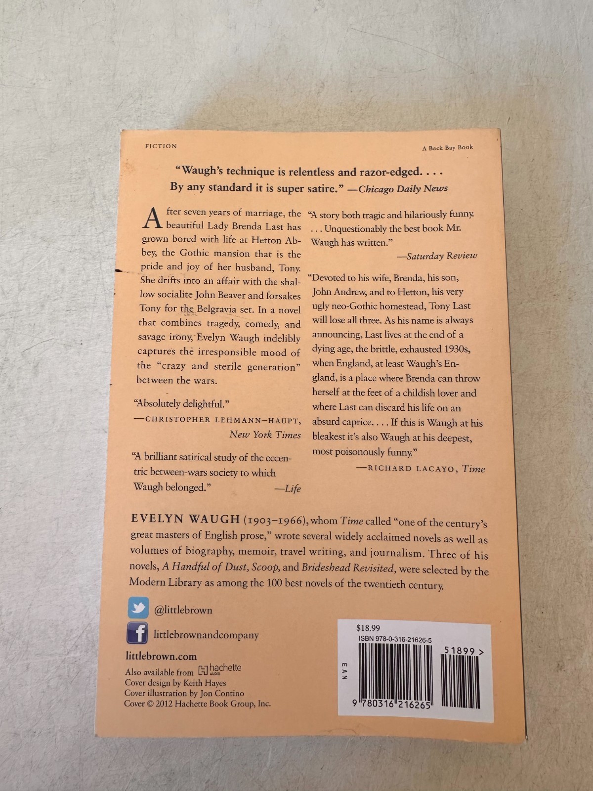 Handful of Dust by Evelyn Waugh (2012, Trade Paperback)