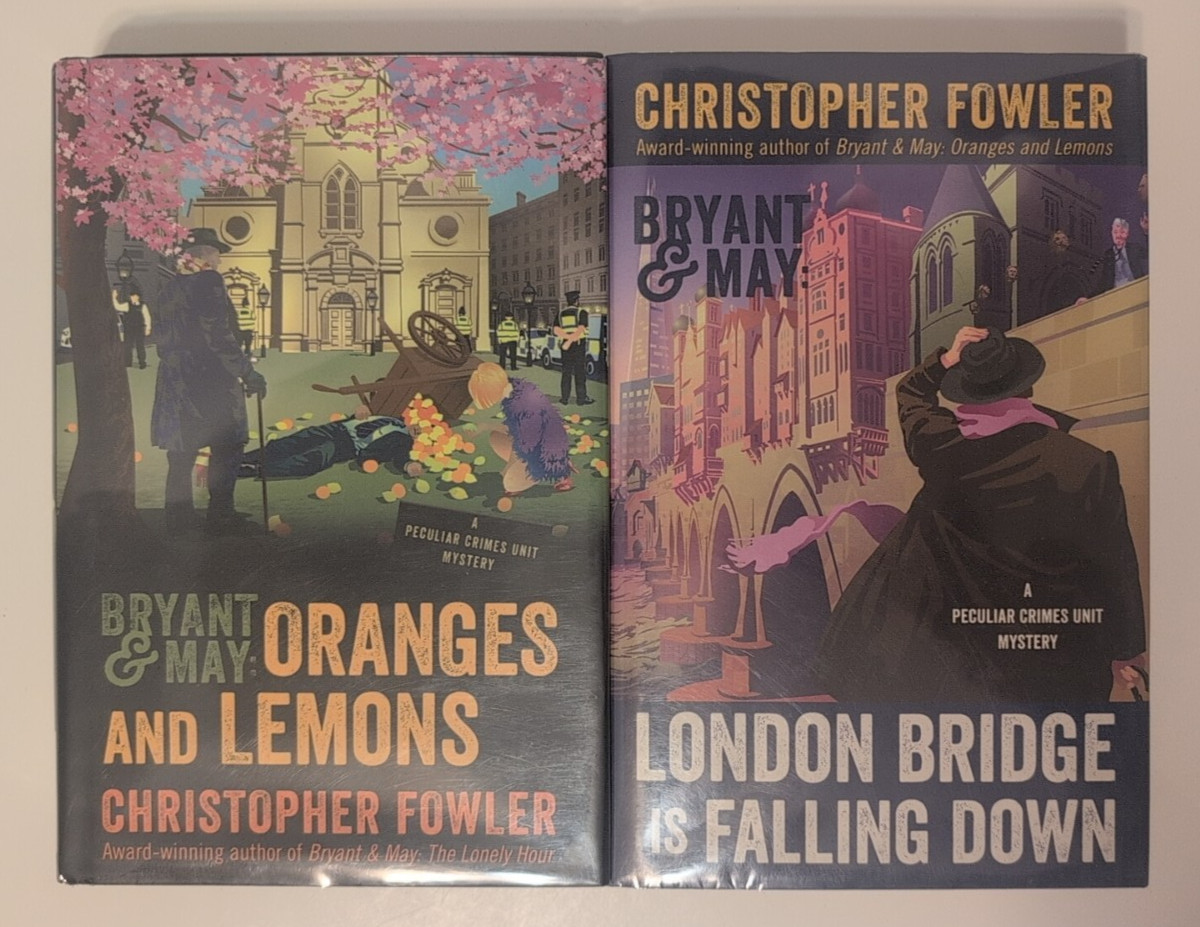 Lot of 6 Christopher Fowler BRYANT & MAY A Peculiar Crimes Unit Mystery HC Books