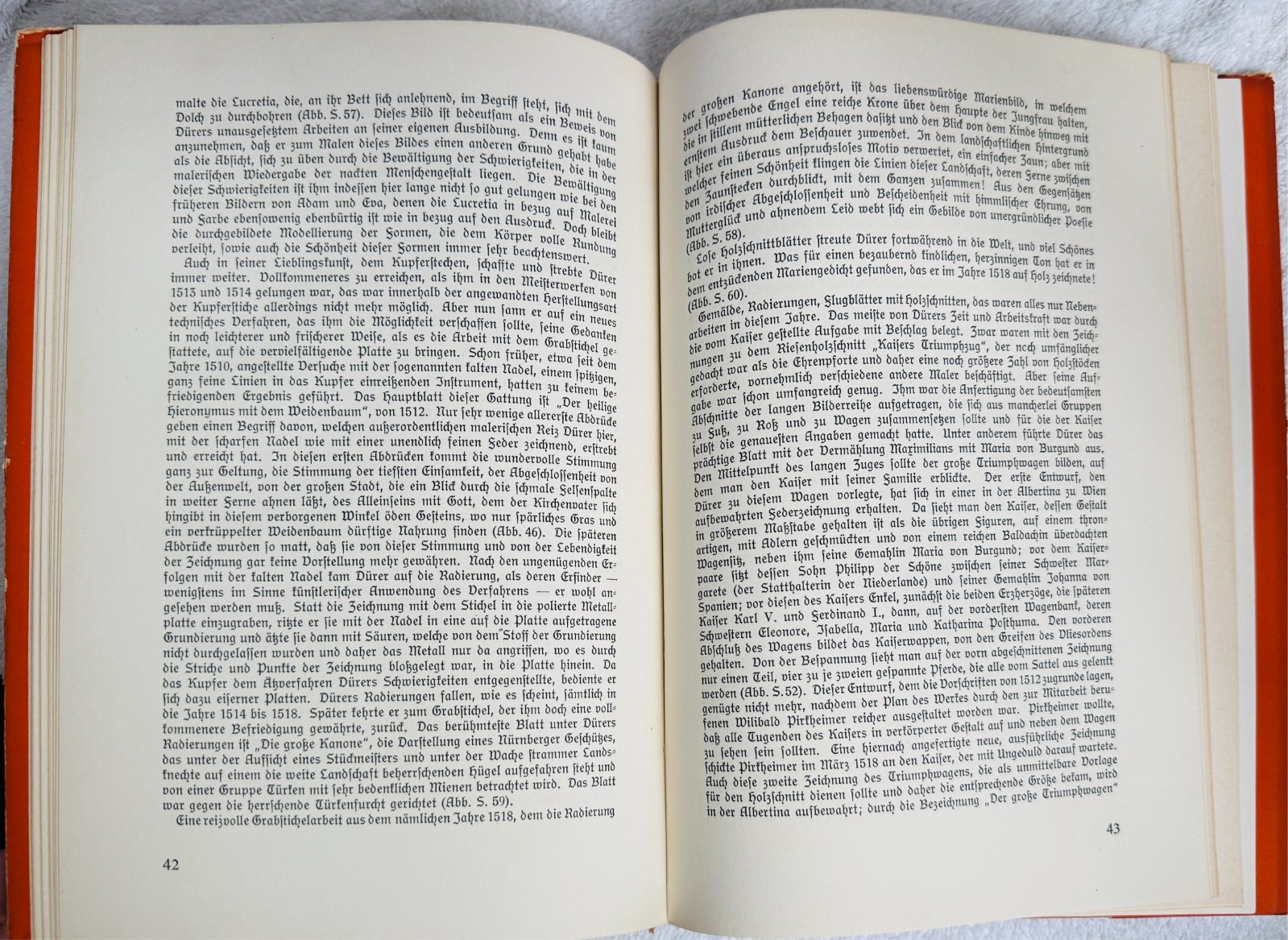 MONOGRAPHS ON ARTISTS -Book 5: DURER by Herman Knackfuss (1938 GERMAN printing)