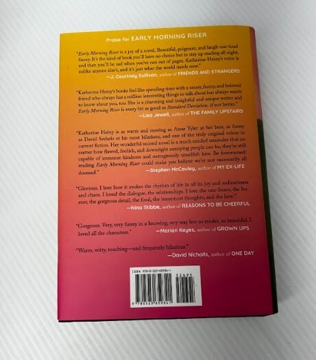 Early Morning Riser: A Novel by Katherine Heiny 2022 Trade Hardcover Dust Jacket