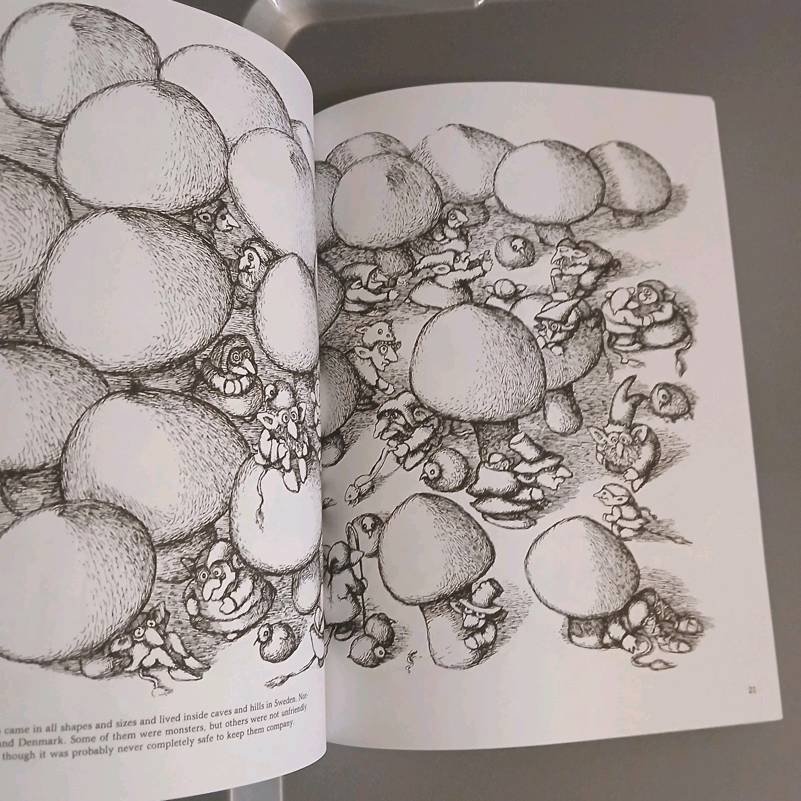 Vtg 1980 Elves, Gnomes and Other Little People Dover Coloring Book John O’Brien