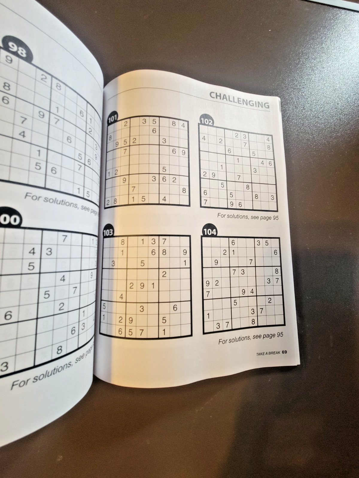 Variety Puzzles by Take-A-Break – Adult Activity Book – 100+ Large Print Puzzles