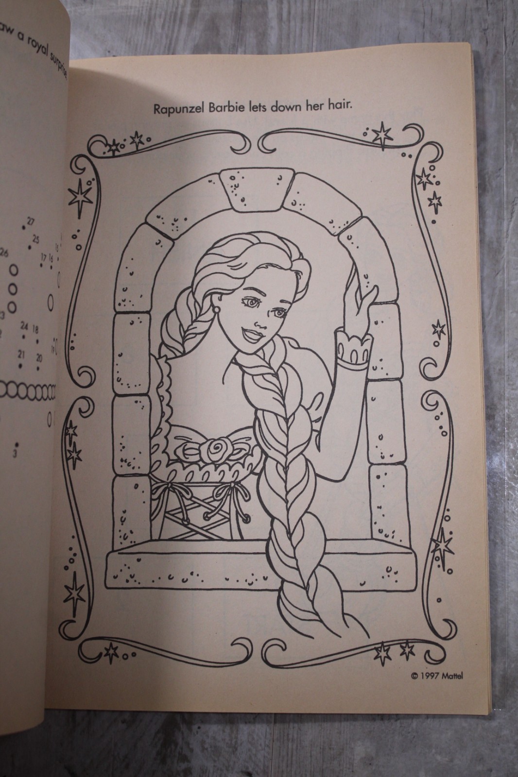 Barbie: The Story of Rapunzel by Golden Books Coloring Books
