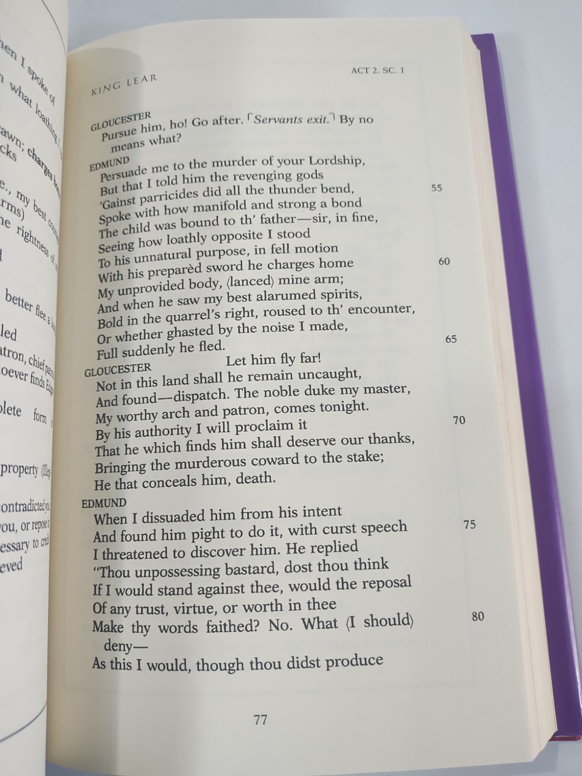 King Lear (The New Folger Library Shakespeare) First Edition 1993 RARE Hardcover