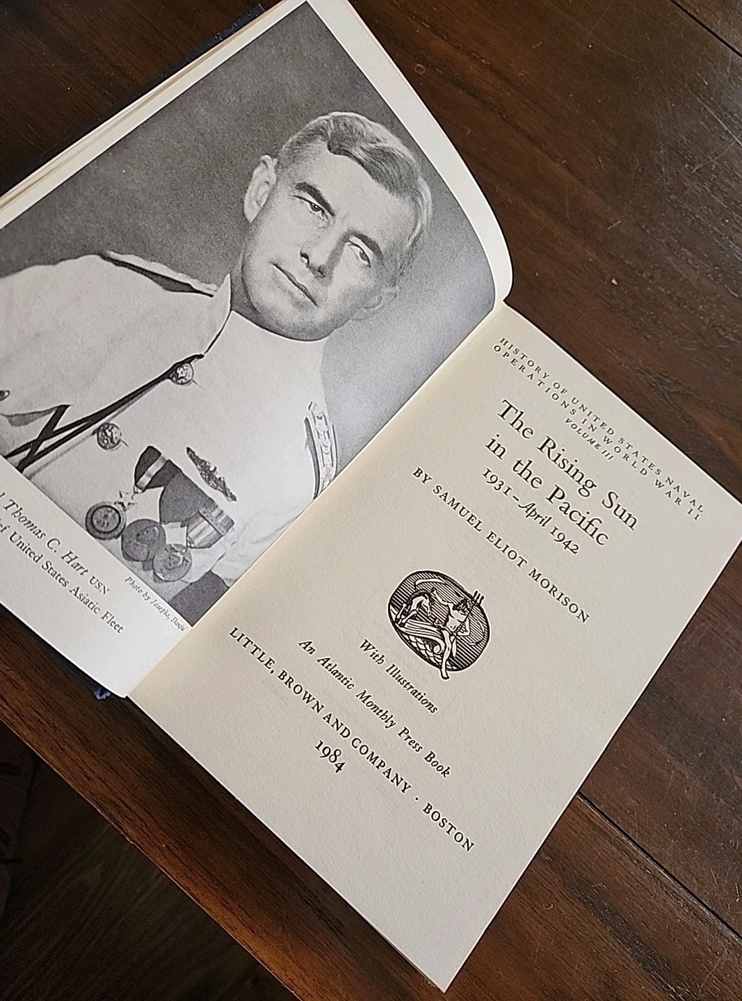 The Rising Sun in The Pacific by Samuel Eliot Morison HC