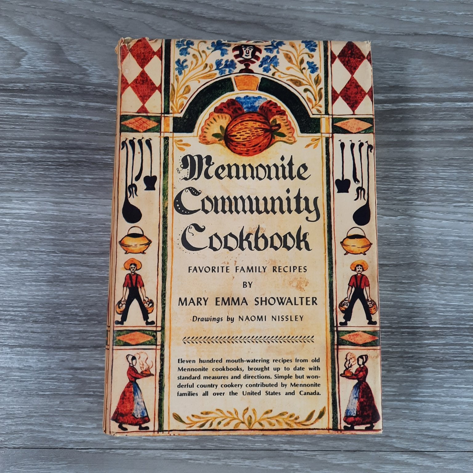 Mennonite Community Cookbook Showalter 1974 18th Printing Herald Press Recipes