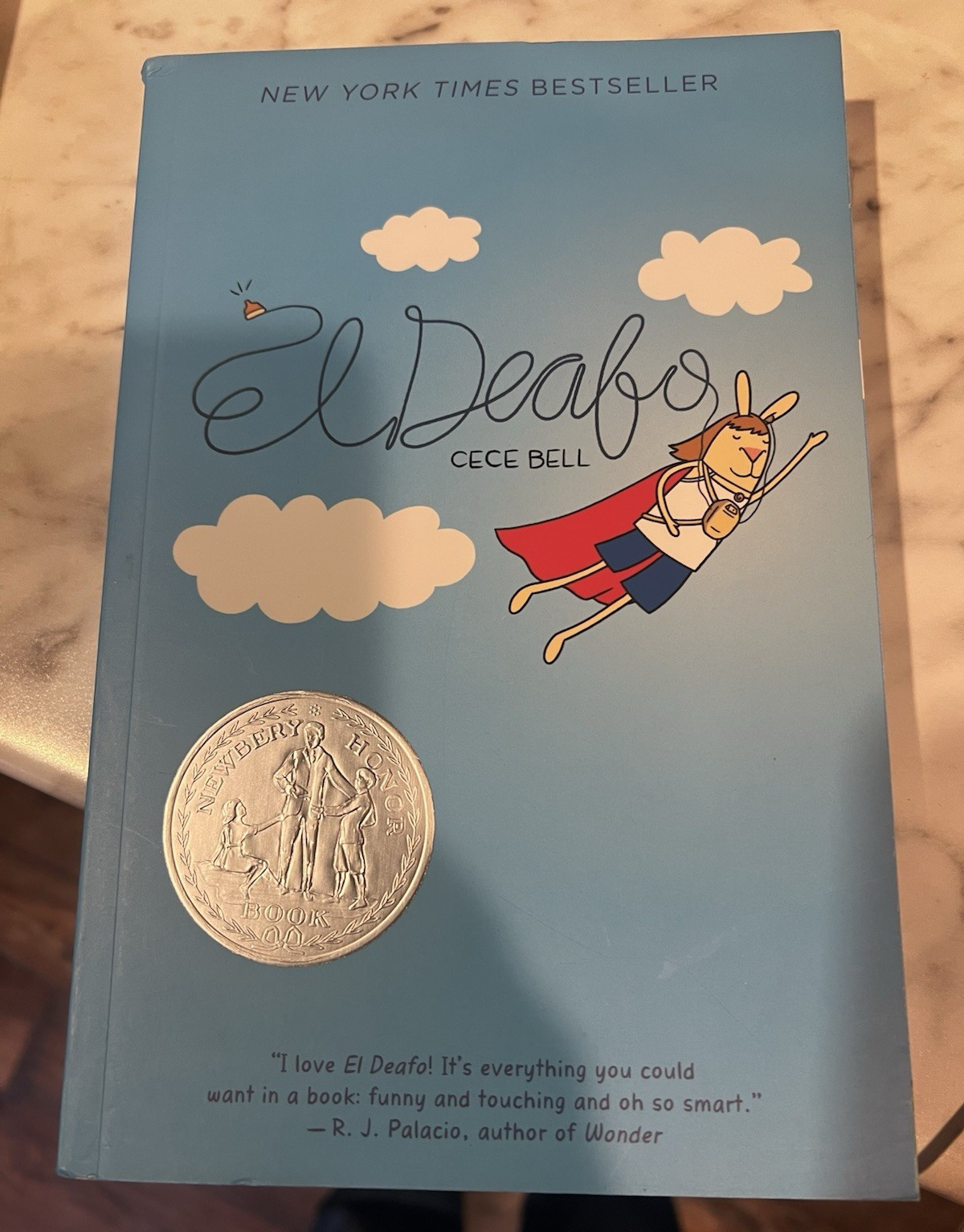 El Deafo Cece Bell Hardcover Illustrated Graphic Novel English Ages 9-12