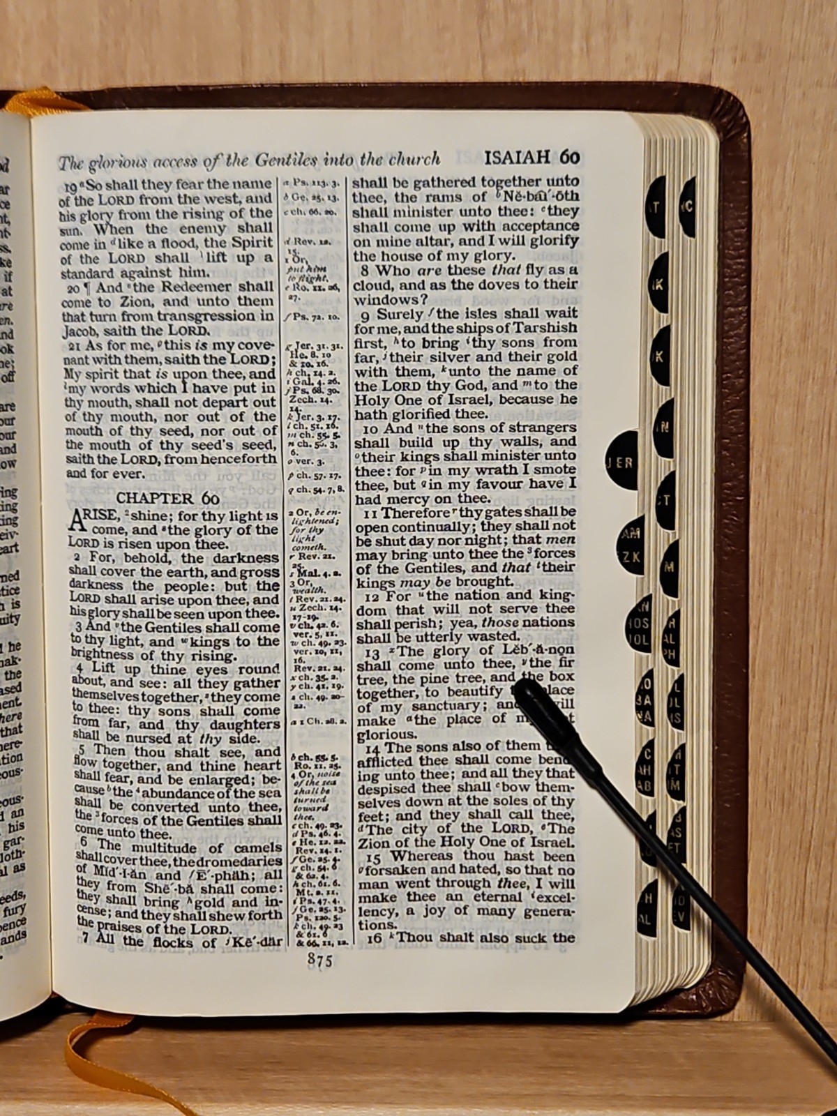 Cambridge Red Letter Edition Holy Bible Bonded Leather Indexed Concordance