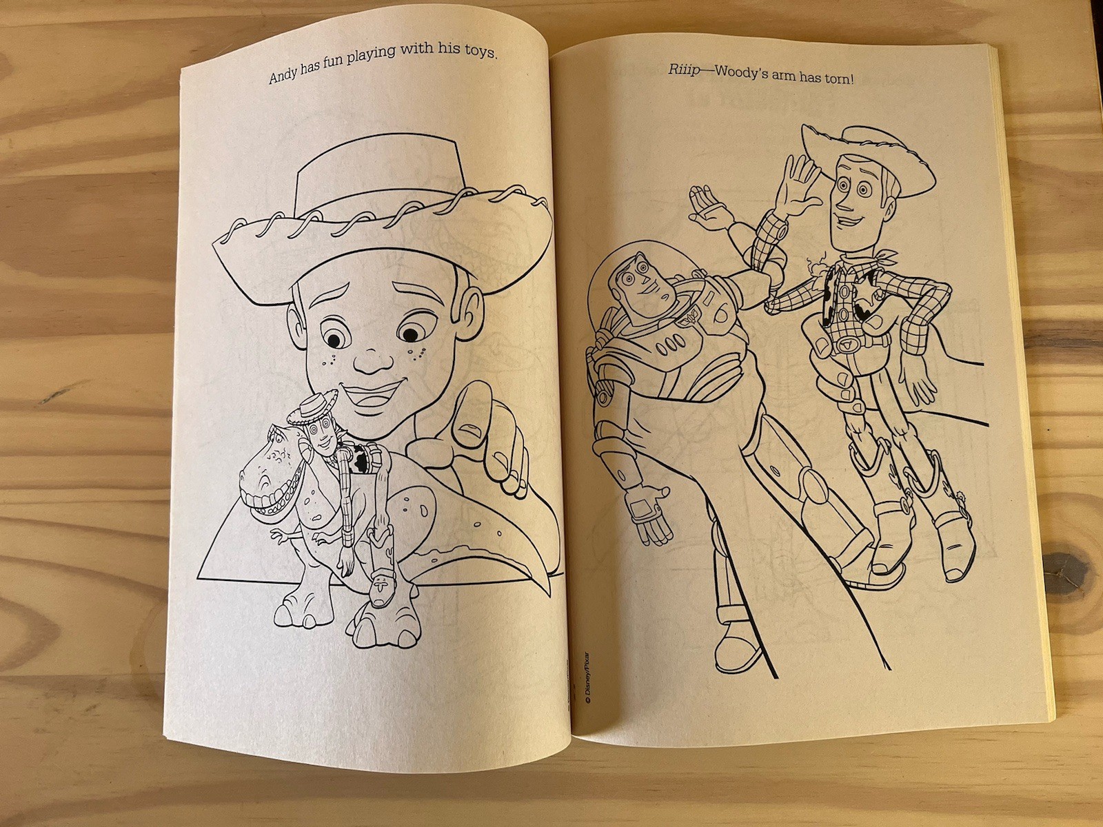 Bendon Disney Pixar Toy Story Jumbo Coloring Activity Book Woody Buzz Lightyear