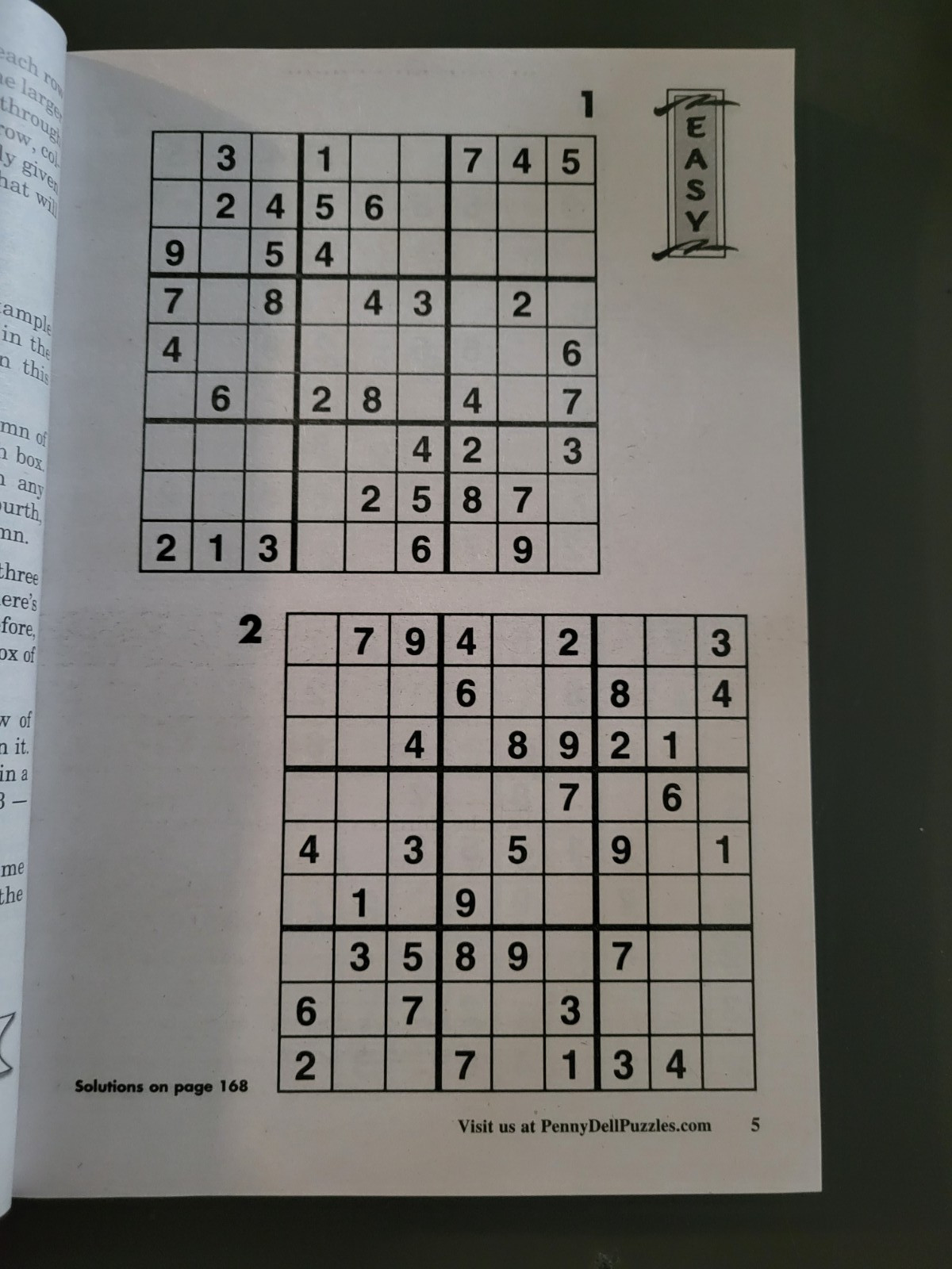 Lot of 3 SUDOKU Puzzle Books by Dell -Top Choice-Totally-Original – 450+ Puzzles