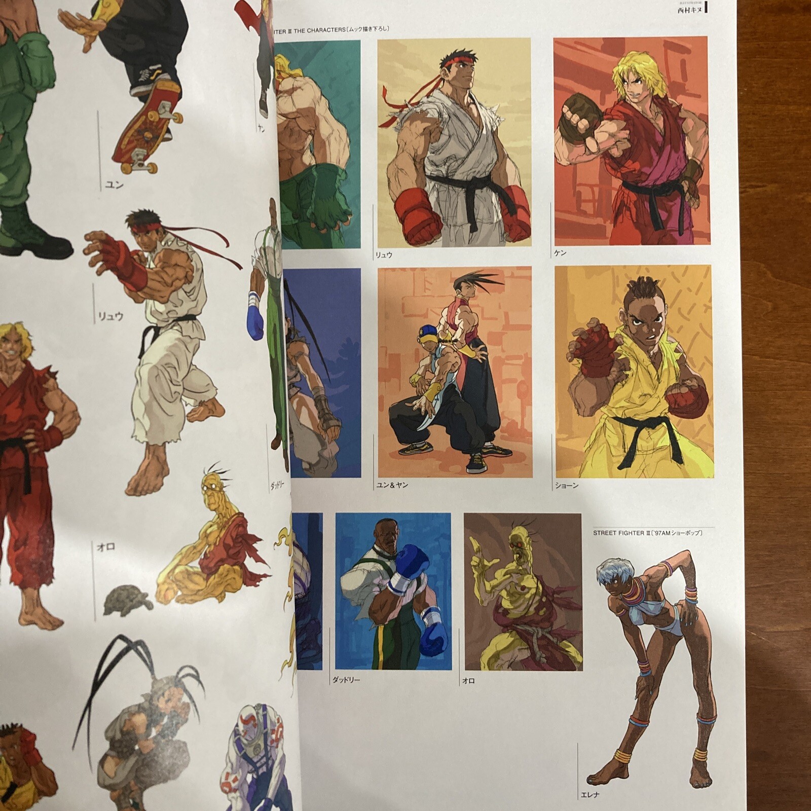 Street Fighter Artworks Kyoku Art Book Illustration