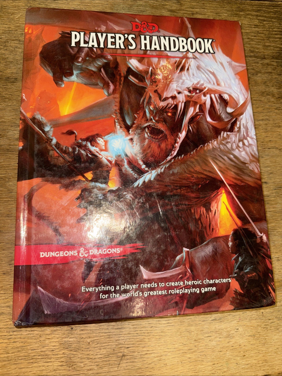 D&D 2018 Player’s Handbook Dungeons & Dragons Rulebook 10th Printing Oct