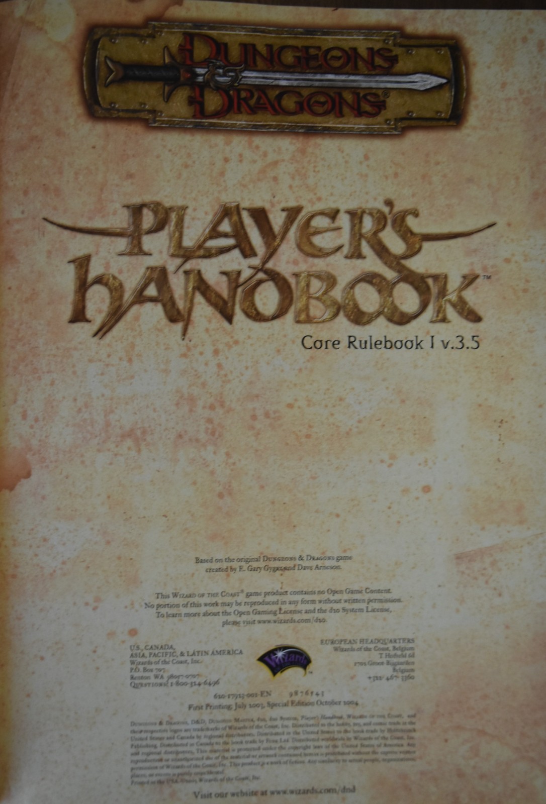 Dungeons and Dragons, Complete Champion & Player’s Handbook I V3.5, HC/VGC