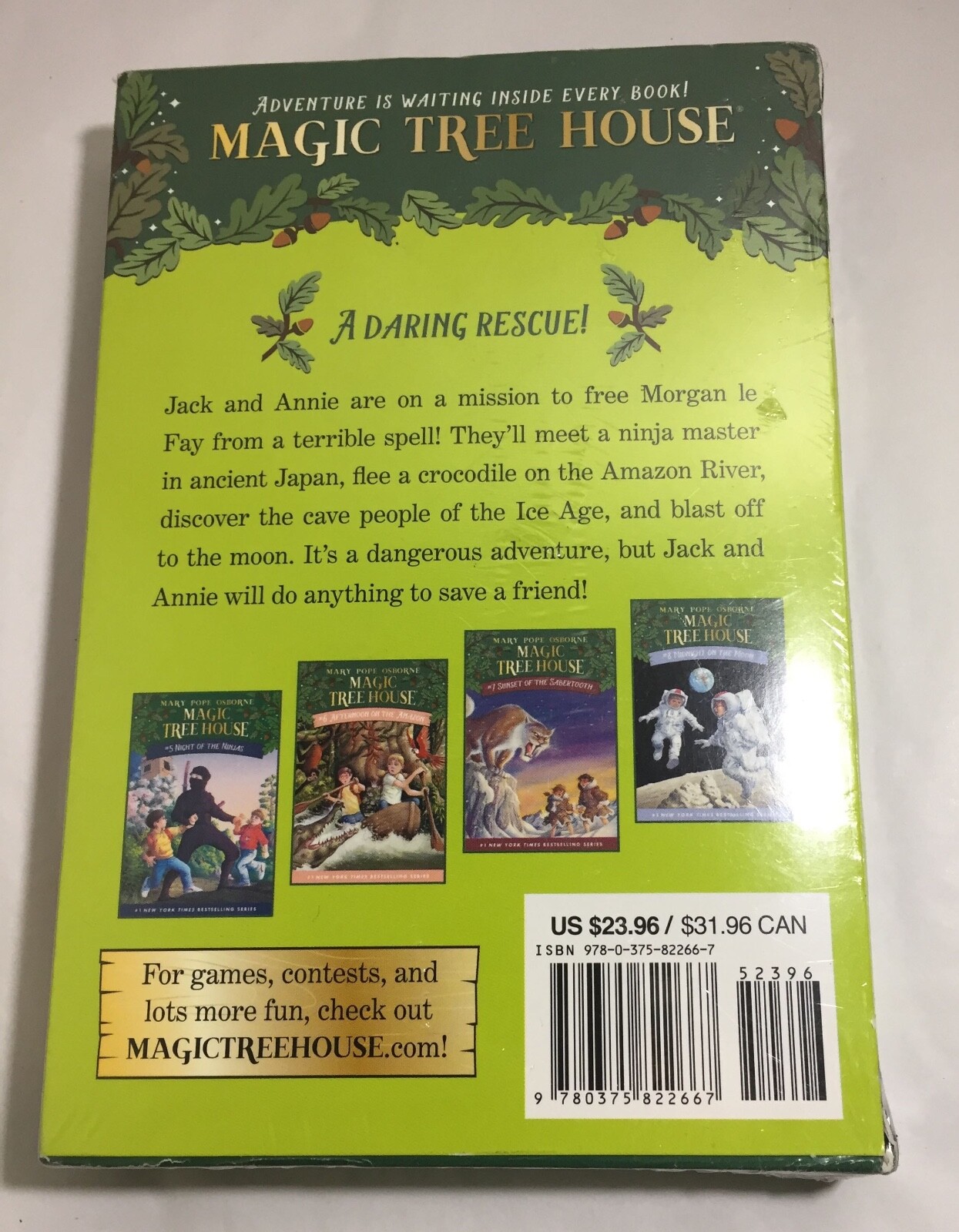 NEW Magic Tree House 4-pack SET Books 5-8 by Mary Pope Osborne SEALED