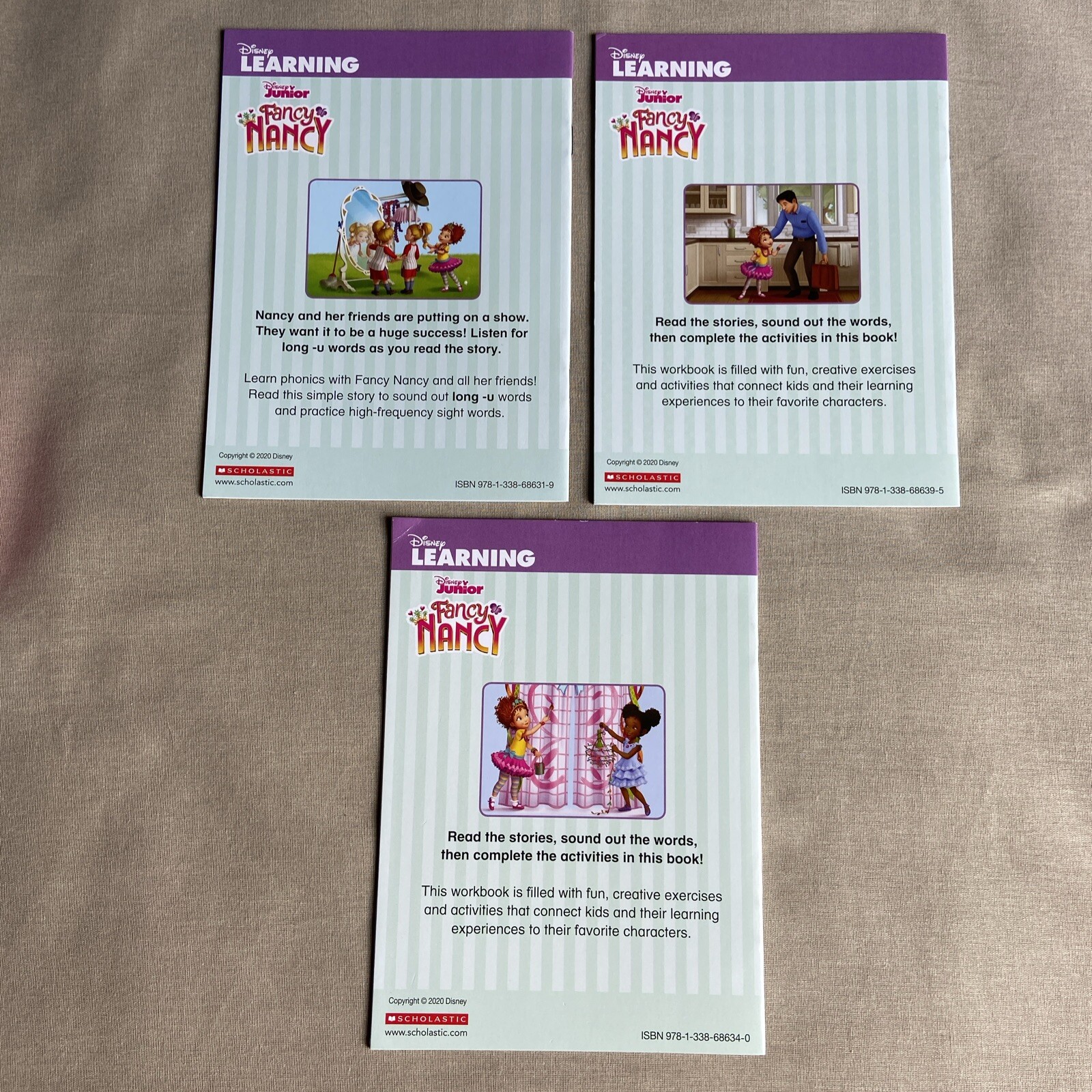 Fancy Nancy: Phonics Reading Program 2-12 (Disney Jr. Book Box Set) Sight Words