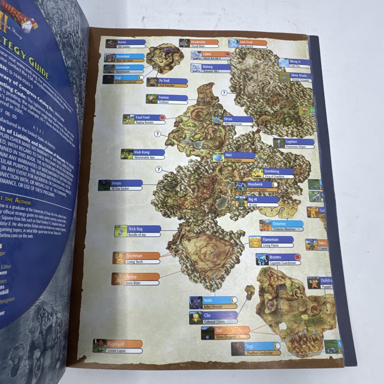 Dragon Quest VIII Journey of the Cursed King Strategy Guide w/ Exclusive Foldout