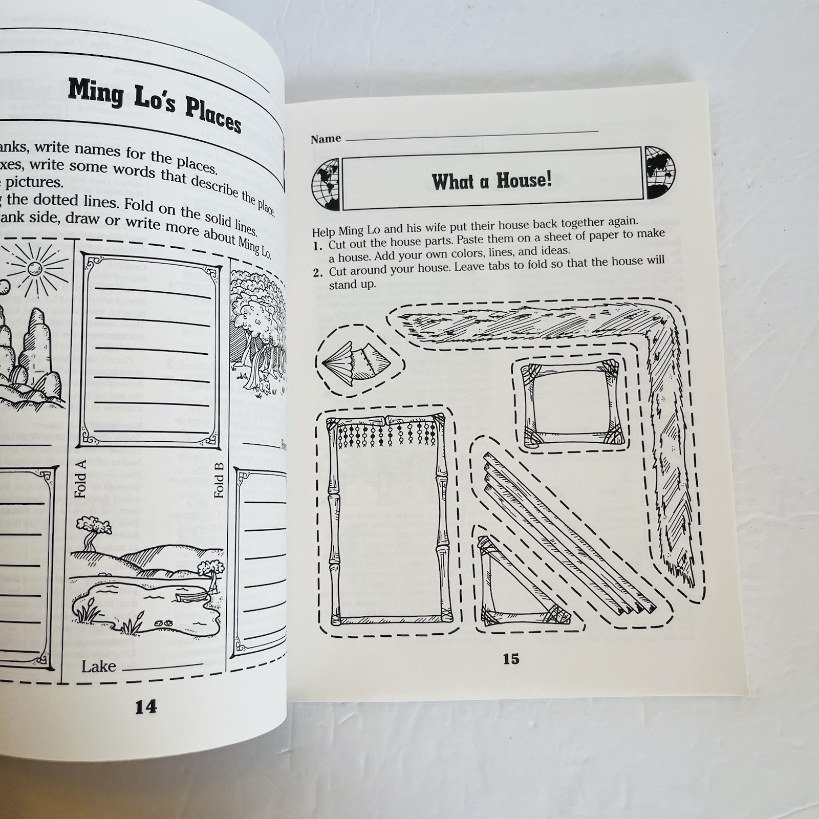 Lot 4 Childrens Geography Books Atlas Map Skills Social Studies Homeschool