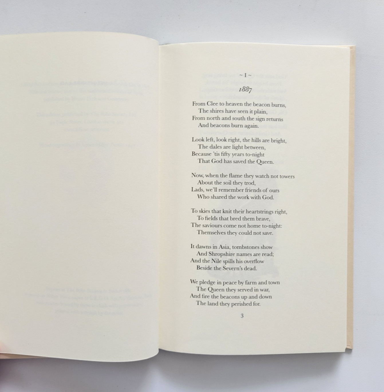 Folio Society A Shropshire Lad by AE Housman, HC-Slipcase