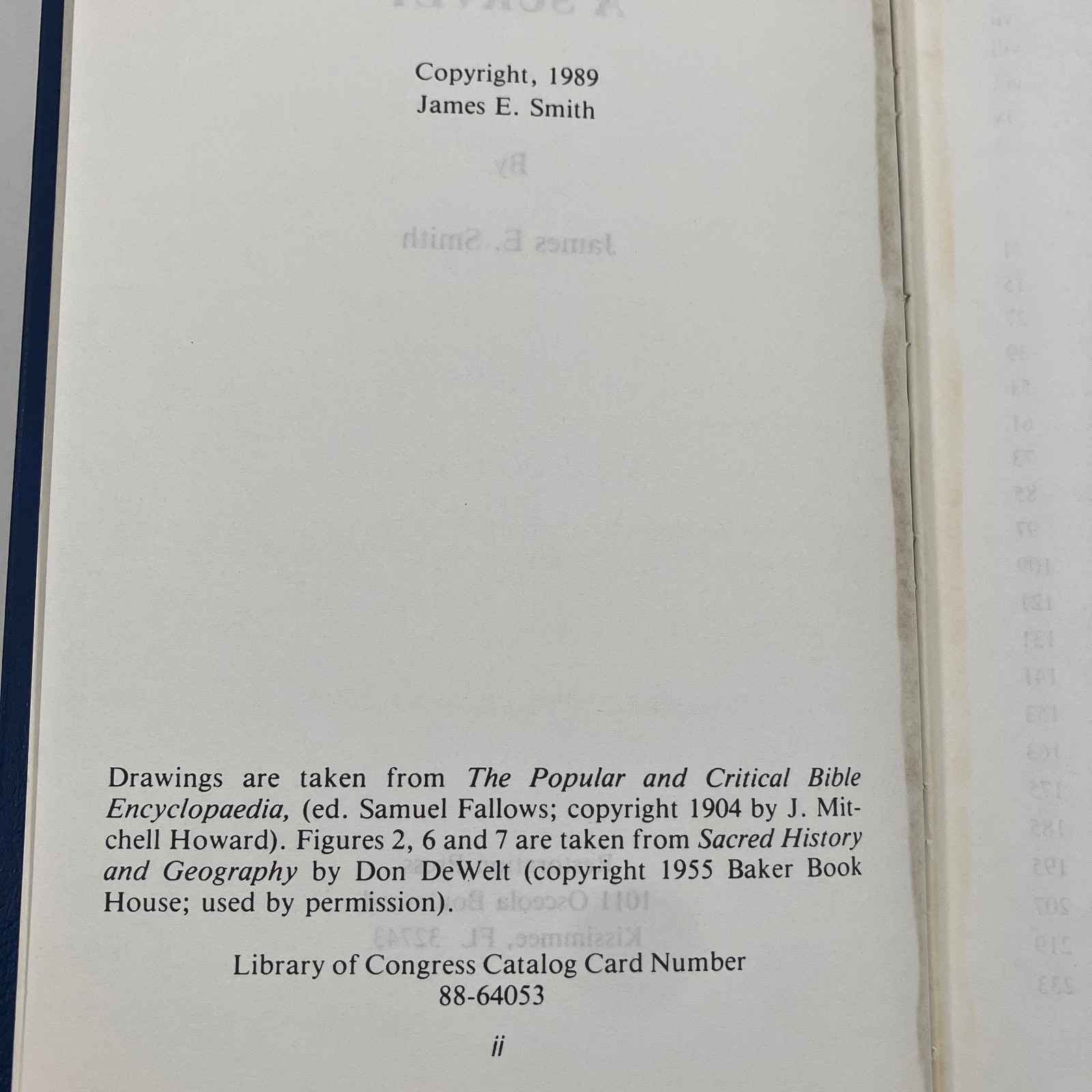 The Pentateuch A Survey James E Smith 1989 Restoration Press Hardcover