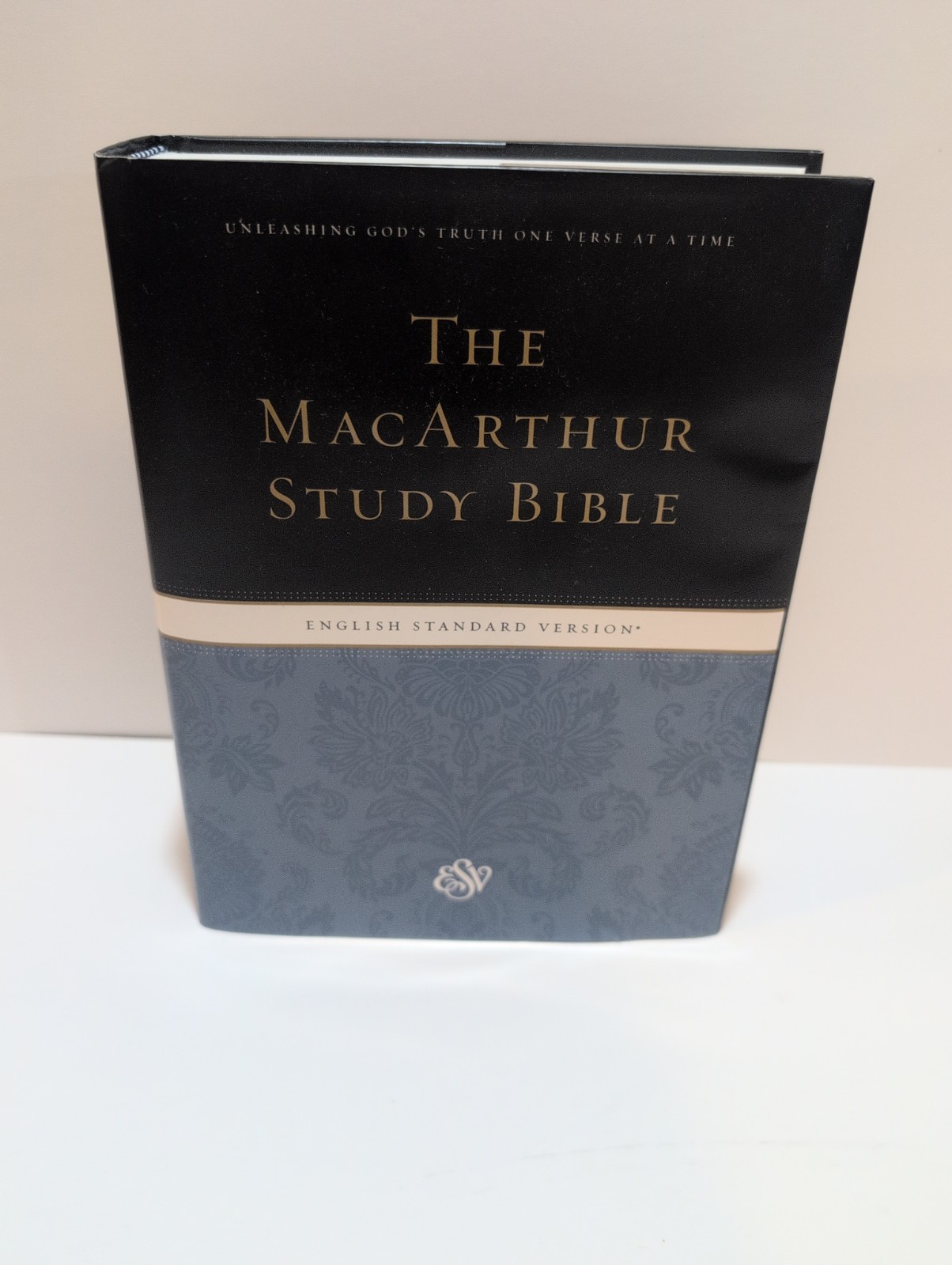 The MacArthur Study Bible English Standard Version (Hardcover 2001).