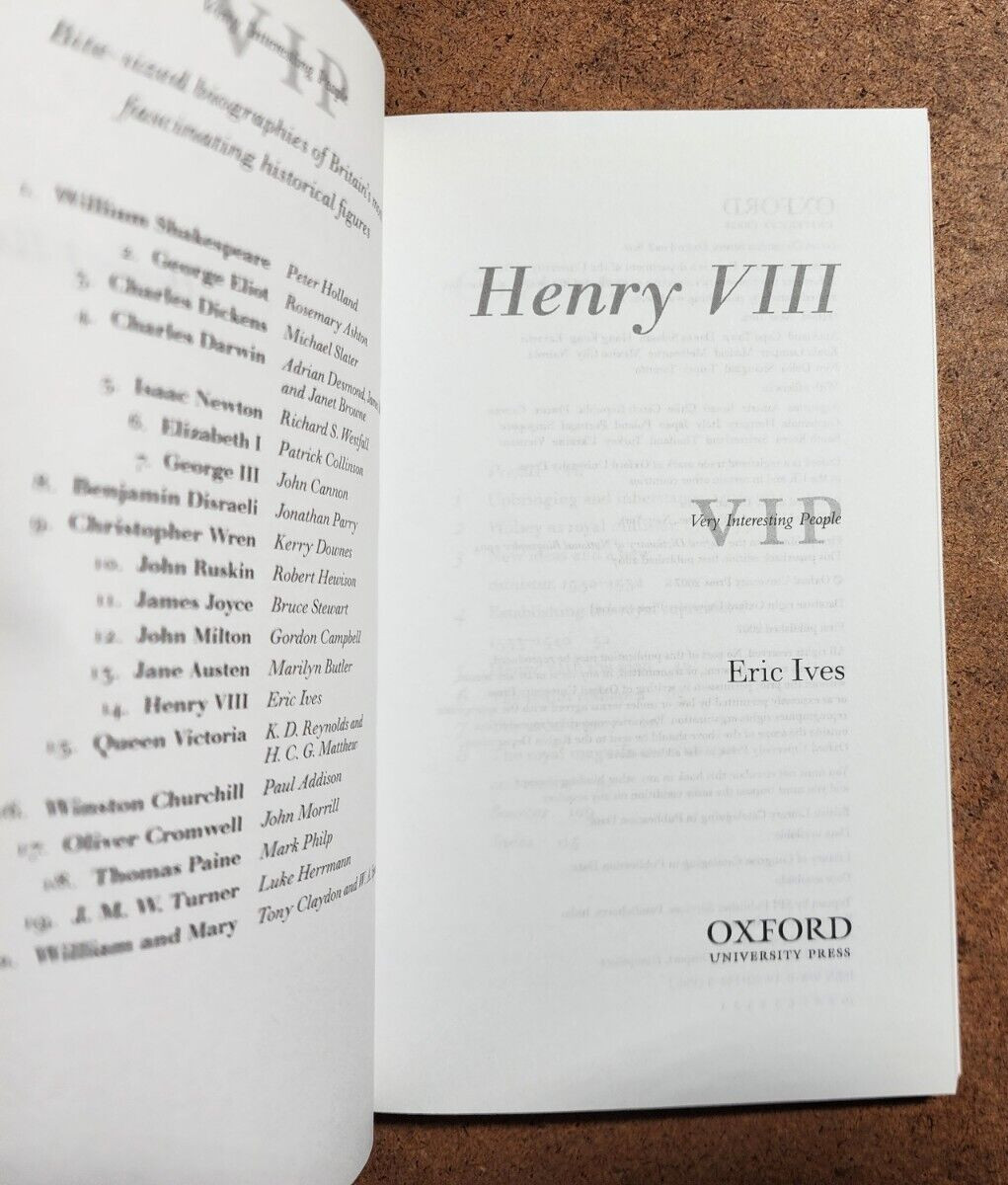 OXFORD UNIVERSITY PRESS – VERY INTERESTING PEOPLE Series x3 Books, HENRY, ELIZAB