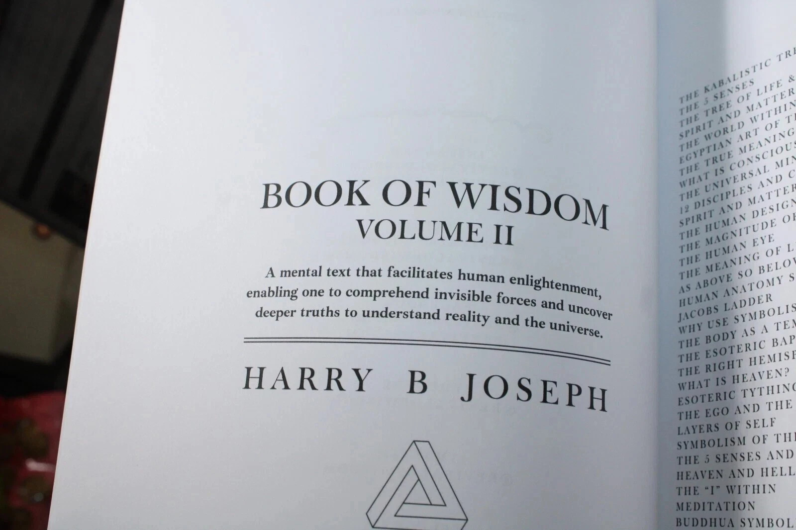 Book of Wisdom Volumes 1 & 2 by Harry B. Joseph -Paperback Bundle