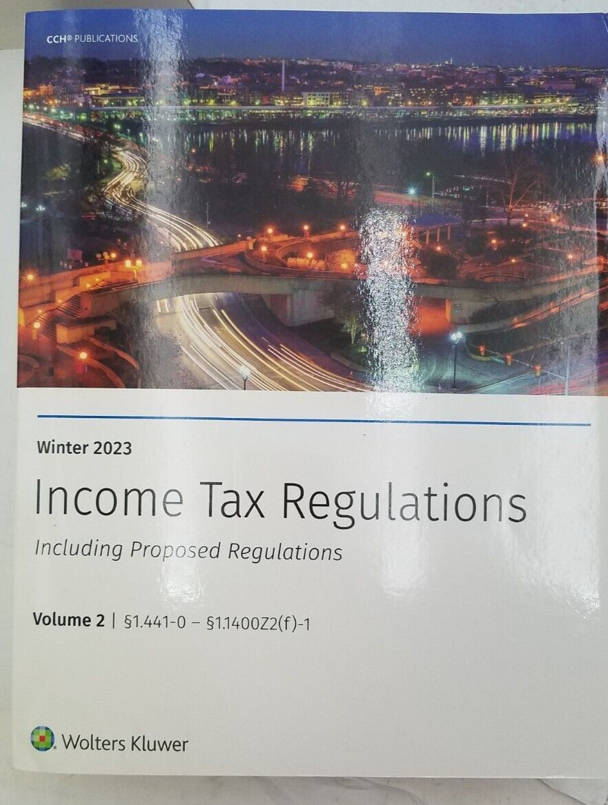 Income Tax Regulations 4 Volume set (Winter 2023) Wolters Kluwer