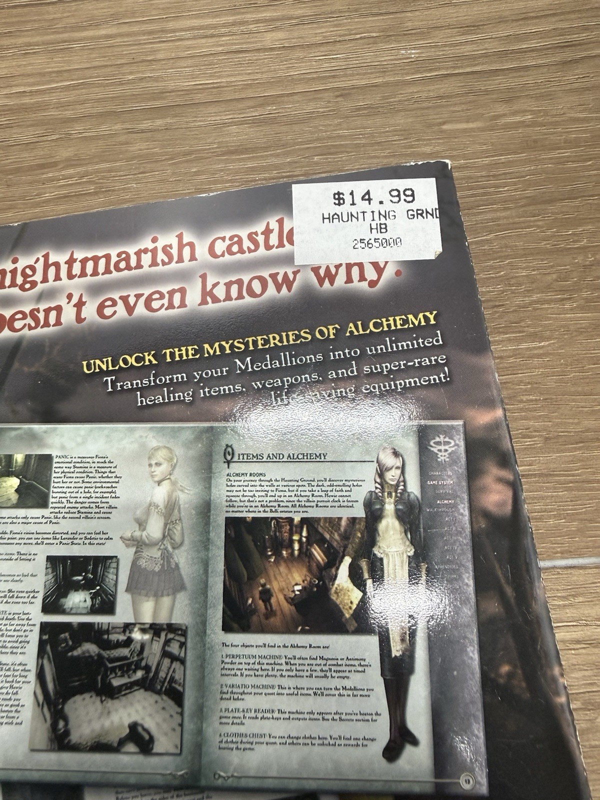 Haunting Ground Official Strategy Guide BradyGames – Excellent Cond & Rare PS2