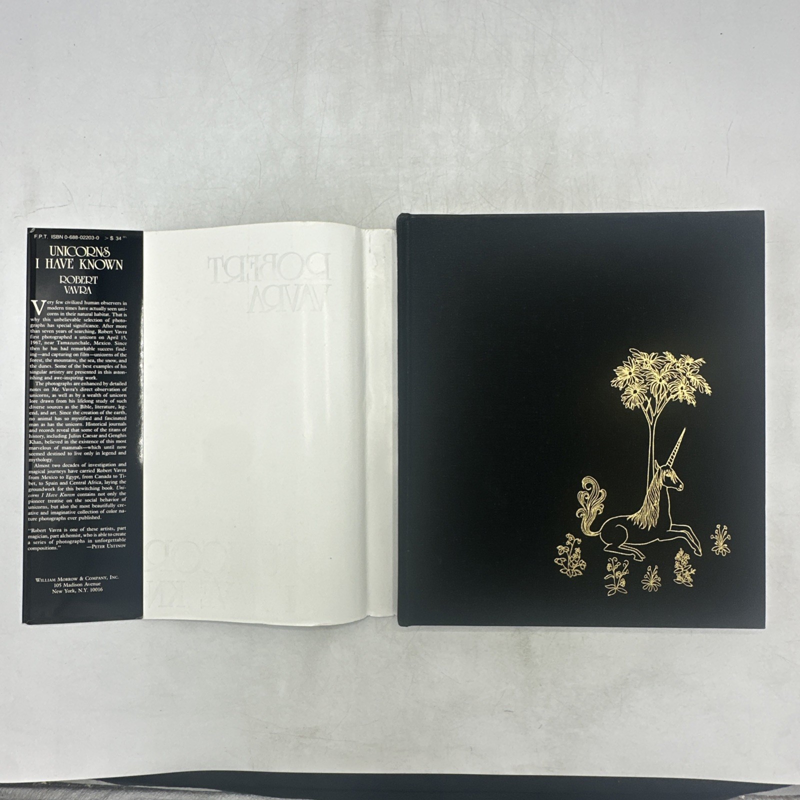 SIGNED Unicorns I Have Known Robert Vavra Hardcover wtih Dust Jacket 1983 HCDJ