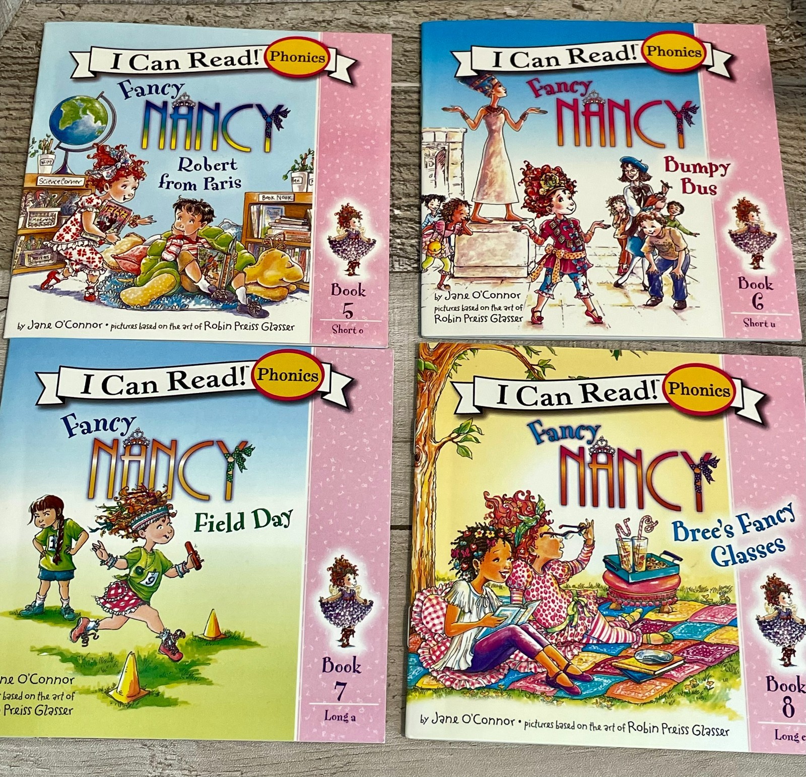 Girls I Can Read Phonics Meet Fancy Nancy 12 Books, Carry Pack & Book Marker