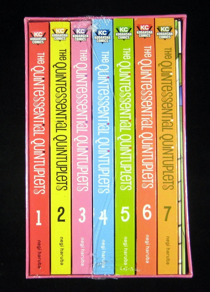 The Quintessential Quintuplets Part 1 Manga Box Set (Manga Vols #1-7)