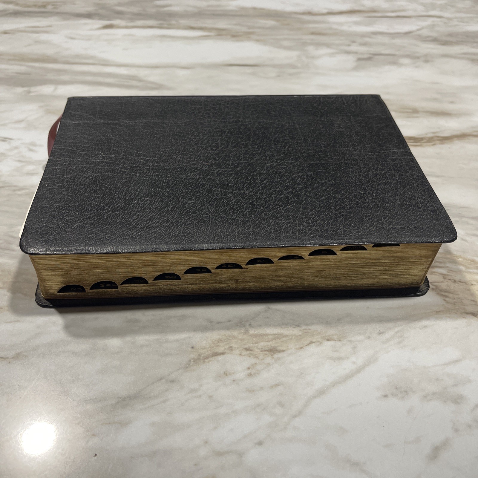 Nave’s Topical Bible Digest Black Leather Bound Thumb Indexed 1962 Southwestern