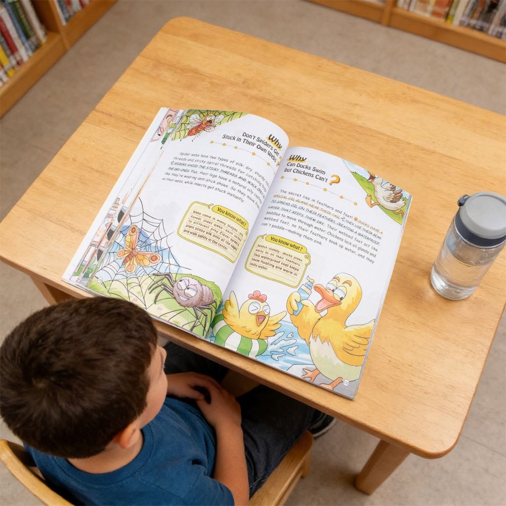 Children’s Encyclopedia Why 100,000? Kids Book Ages 6-12 Extracurricular Reading