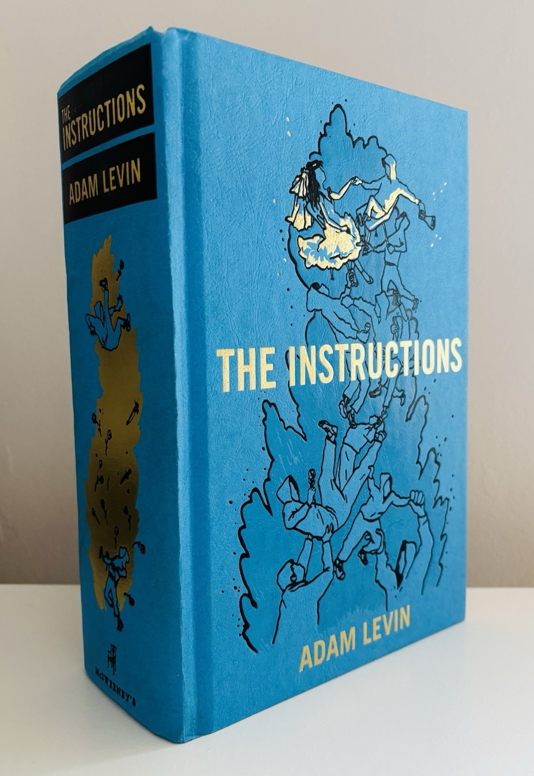 Adam Levin THE INSTRUCTIONS McSweeney’s 2010 Rare HTF Blue Gold Cover Very Good
