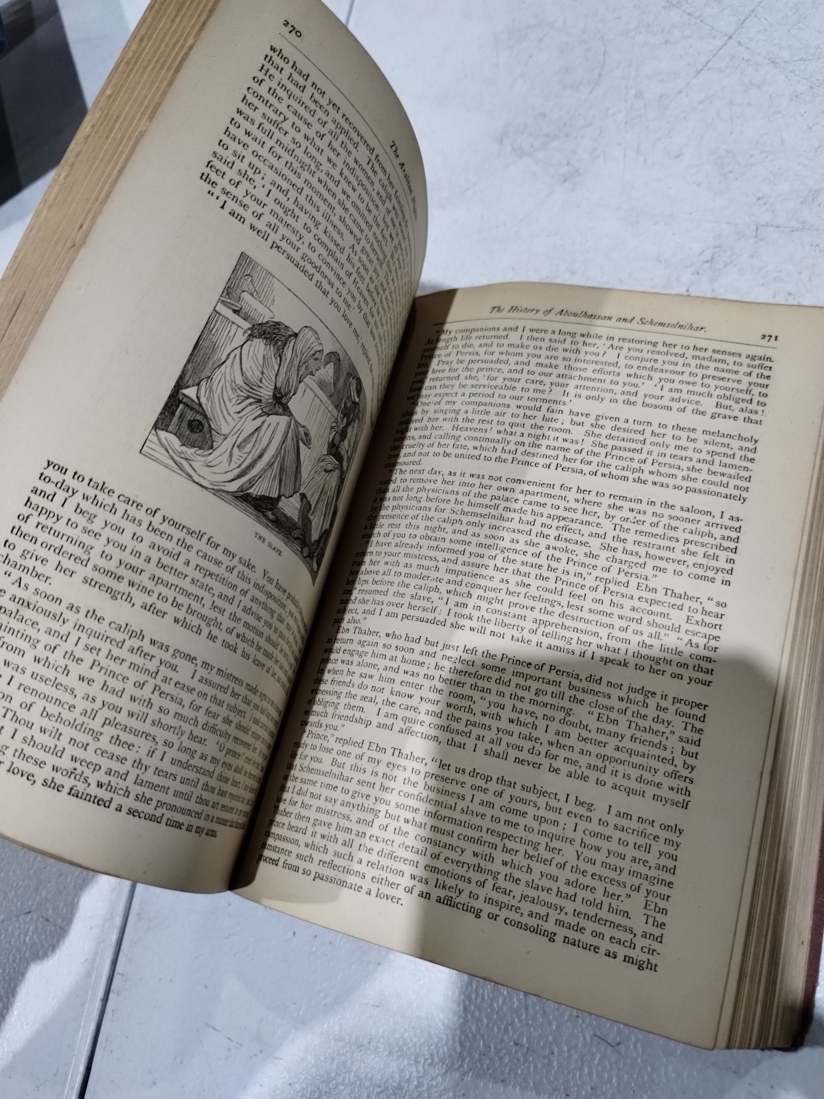 Antique “The Arabian Nights’ Entertainments” Book, 796 Pages