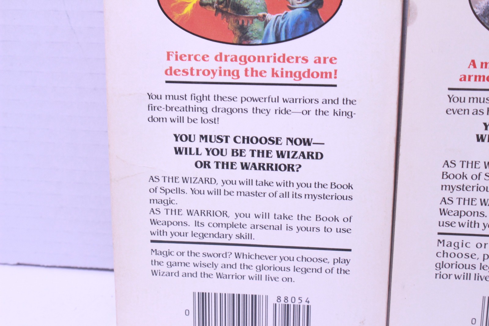Wizards Warriors & You Books 2 & 7 Lot Of 2 CYOA D&D First Printing Vintage 1985