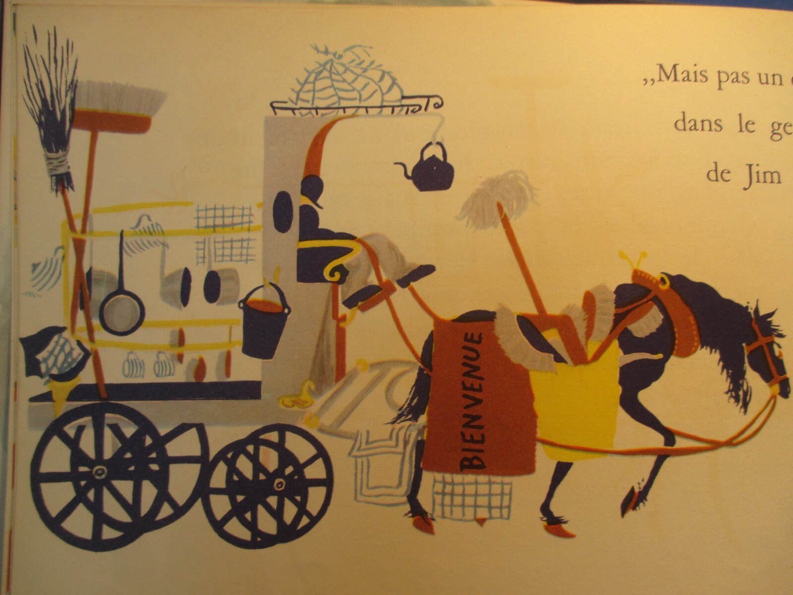 children’s picture book LA PETITE POMPE A INCENDIE by GRAHAM GREENE French 1954