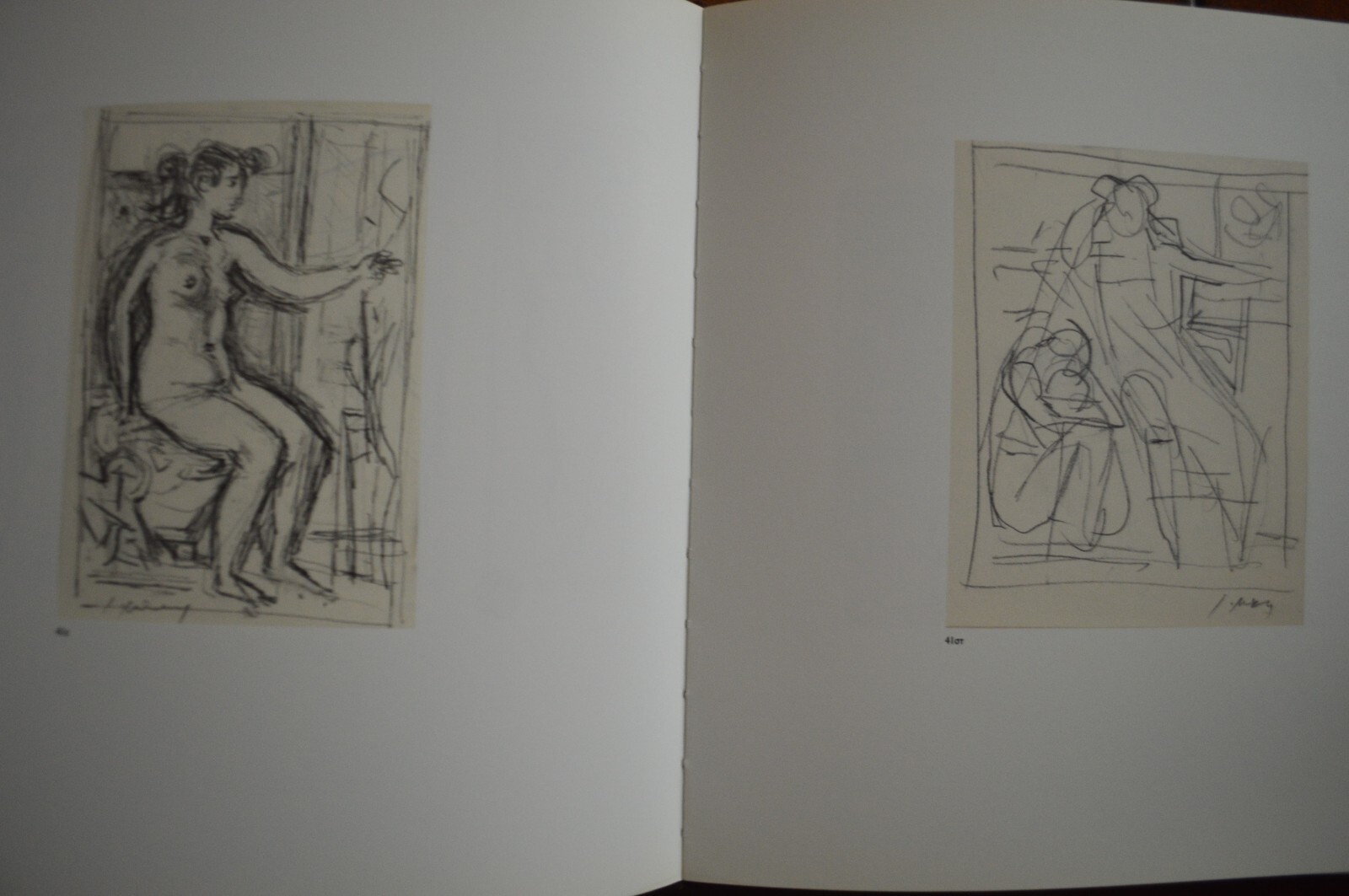 GREEK PAINTER YIANNIS MORALIS SCETCHES 1934-1994 HARD COVER BOOK – 314 PAGES