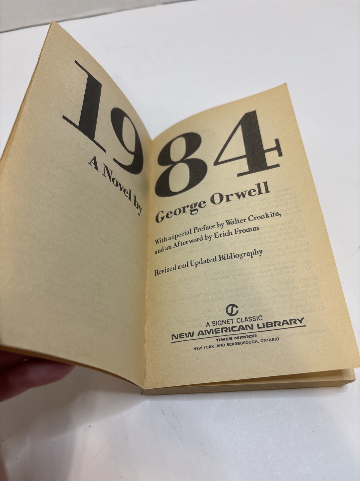 Vintage! George Orwell Book Set: Animal Farm and 1984 Paperback Signet Classic