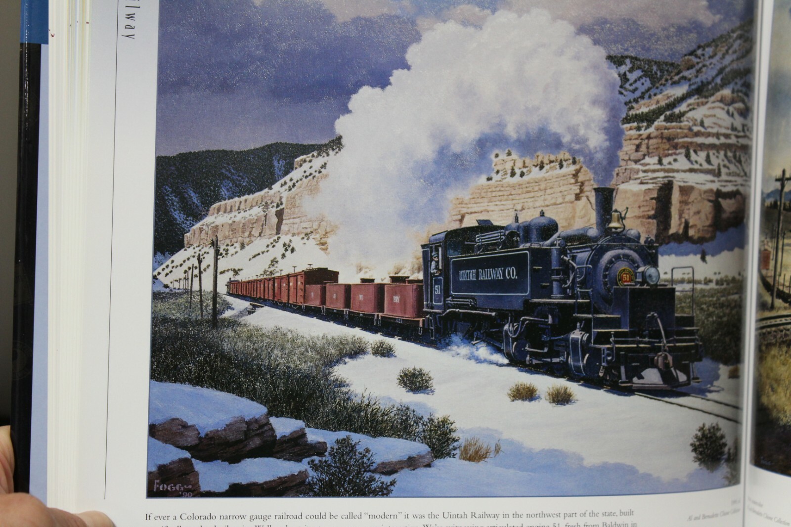 The Railroad Artistry of Howard Fogg Hardcover (632)