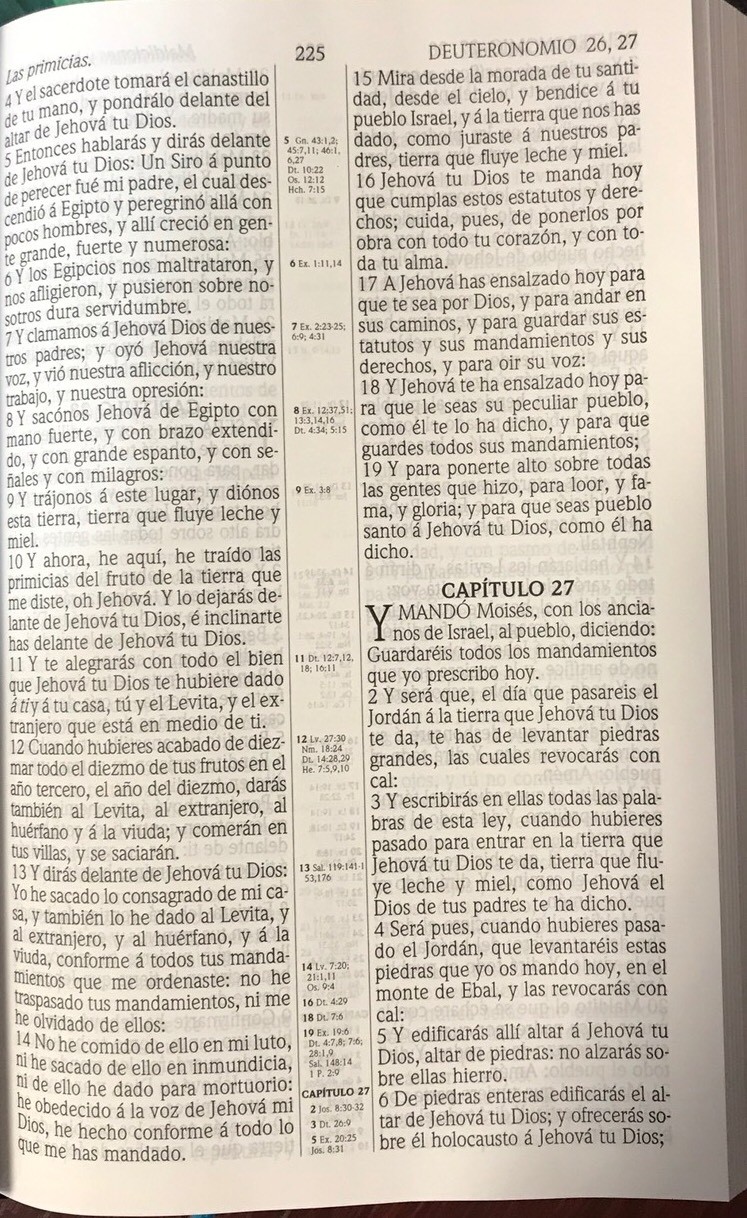 BIBLIA ANTIGUA VERSION CLASICA 1909 CON REFERENCIAS TAPA DURA NEGRO
