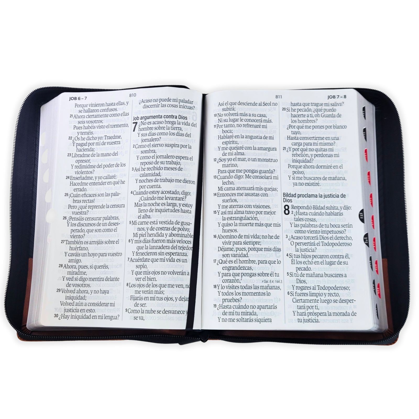 Biblia con Cierre Letra Super Gigante 19 puntos Mediana RV60 duotono con indice
